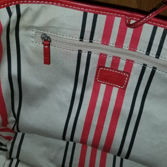 Kate Spade Leather & Canvas Tote - Picture 4 of 8